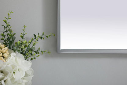 Elegant Furniture & Lighting - Ayra Metal Frame Arch Mirror 27x30 Inch in Silver - MR1A2730SIL veiw 6