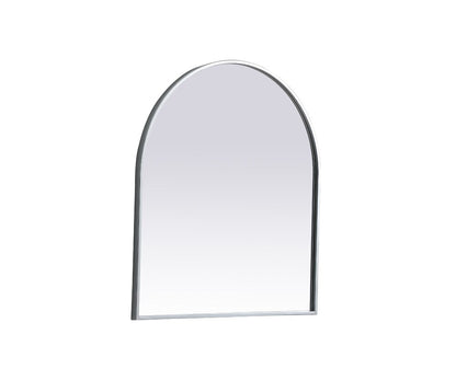 Elegant Furniture & Lighting - Ayra Metal Frame Arch Mirror 27x30 Inch in Silver - MR1A2730SIL veiw 8
