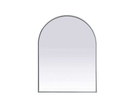 Elegant Furniture & Lighting - Ayra Metal Frame Arch Mirror 27x36 Inch in Silver - MR1A2736SIL veiw 1