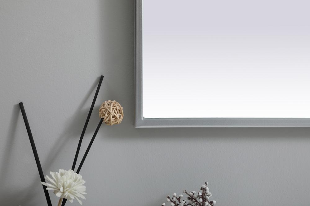 Elegant Furniture & Lighting - Ayra Metal Frame Arch Mirror 27x36 Inch in Silver - MR1A2736SIL veiw 6