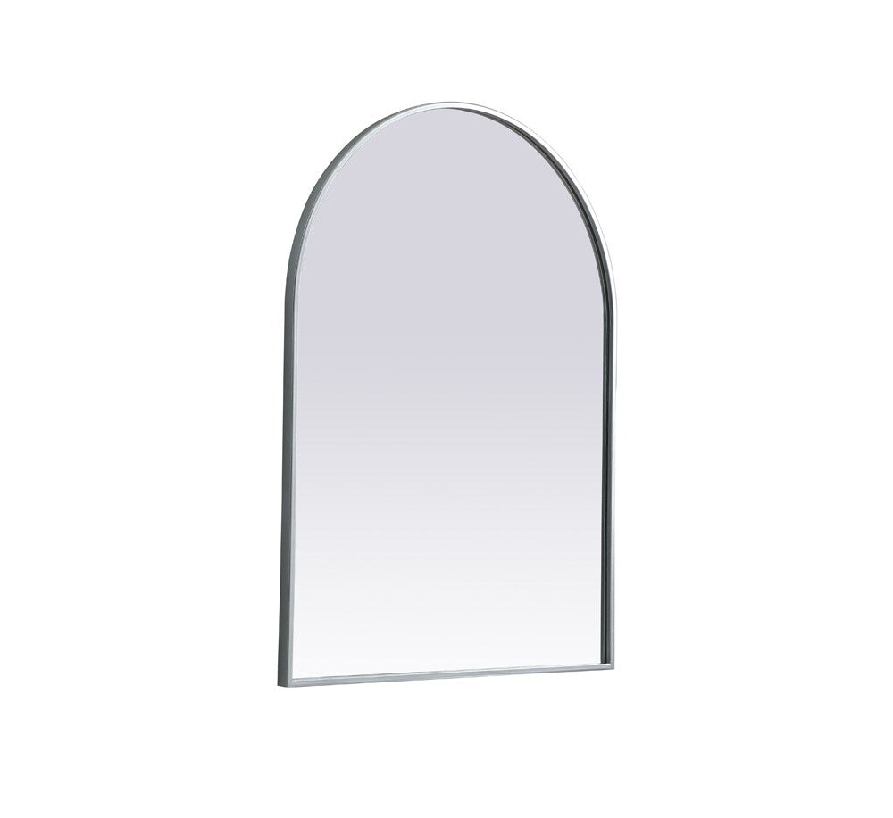 Elegant Furniture & Lighting - Ayra Metal Frame Arch Mirror 27x36 Inch in Silver - MR1A2736SIL veiw 8