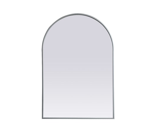 Elegant Furniture & Lighting - Ayra Metal Frame Arch Mirror 27x40 Inch in Silver - MR1A2740SIL veiw 1