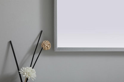 Elegant Furniture & Lighting - Ayra Metal Frame Arch Mirror 27x40 Inch in Silver - MR1A2740SIL veiw 6