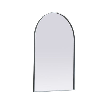 Elegant Furniture & Lighting - Ayra Metal Frame Arch Mirror 27x40 Inch in Silver - MR1A2740SIL veiw 8