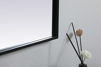 Elegant Furniture & Lighting - Ayra Metal Frame Arch Mirror 30x36 Inch in Black - MR1A3036BLK veiw 7