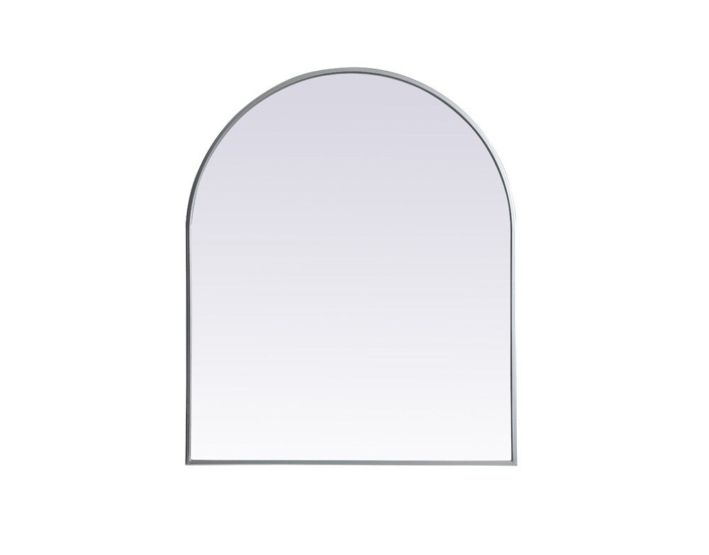 Elegant Furniture & Lighting - Ayra Metal Frame Arch Mirror 30x36 Inch in Silver - MR1A3036SIL veiw 1