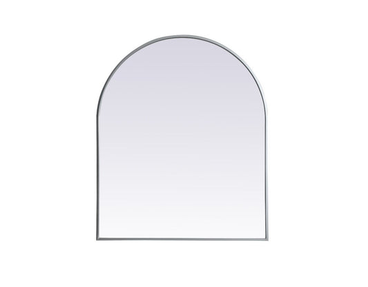 Elegant Furniture & Lighting - Ayra Metal Frame Arch Mirror 30x36 Inch in Silver - MR1A3036SIL veiw 1