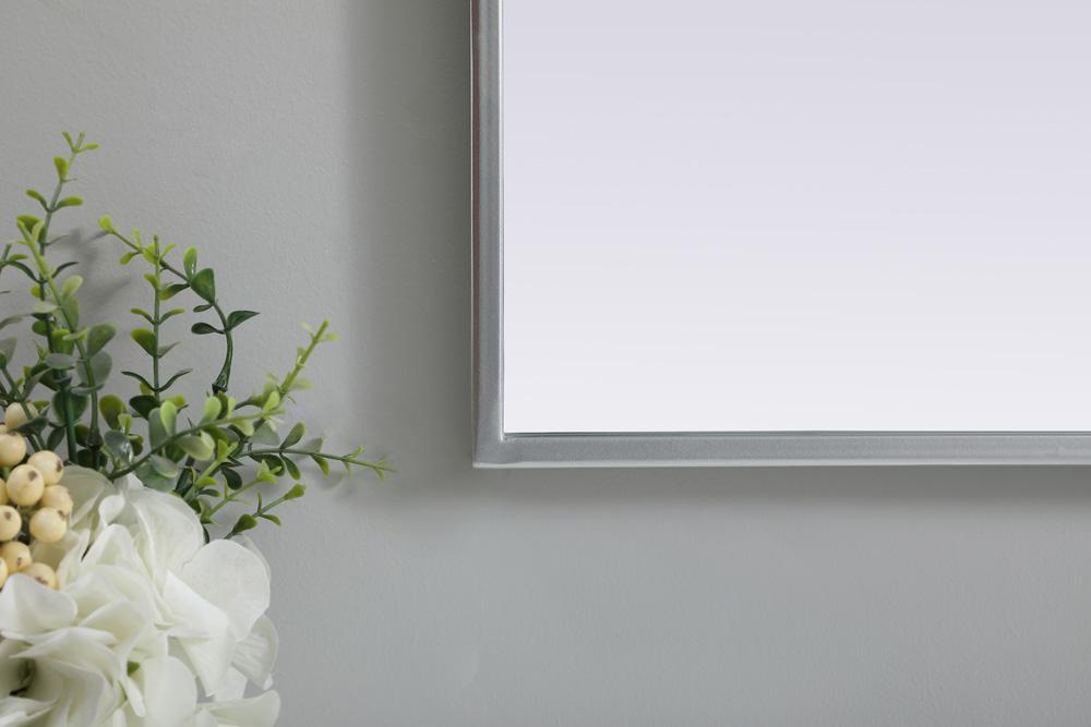 Elegant Furniture & Lighting - Ayra Metal Frame Arch Mirror 30x36 Inch in Silver - MR1A3036SIL veiw 6