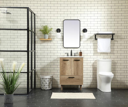 Elegant Furniture & Lighting - Baldwin 24 inch Single bathroom vanity in natural oak - VF47024NT veiw 5