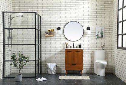 Elegant Furniture & Lighting - Baldwin 24 inch bathroom vanity in Teak - VF47024MTK veiw 11