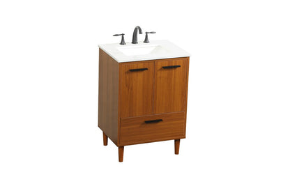 Elegant Furniture & Lighting - Baldwin 24 inch bathroom vanity in Teak - VF47024MTK veiw 15
