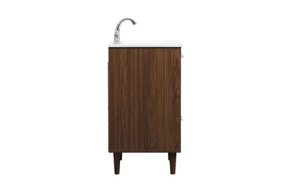Elegant Furniture & Lighting - Baldwin 24 inch bathroom vanity in Walnut - VF47024MWT veiw 7