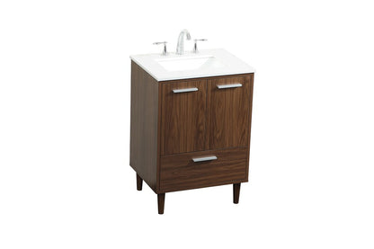 Elegant Furniture & Lighting - Baldwin 24 inch bathroom vanity in Walnut - VF47024MWT veiw 15