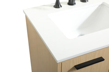 Elegant Furniture & Lighting - Baldwin 30 inch bathroom vanity in Maple - VF47030MMP veiw 4