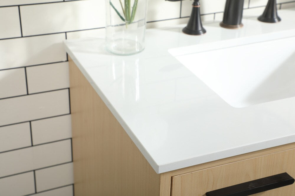 Elegant Furniture & Lighting - Baldwin 30 inch bathroom vanity in Maple - VF47030MMP veiw 12