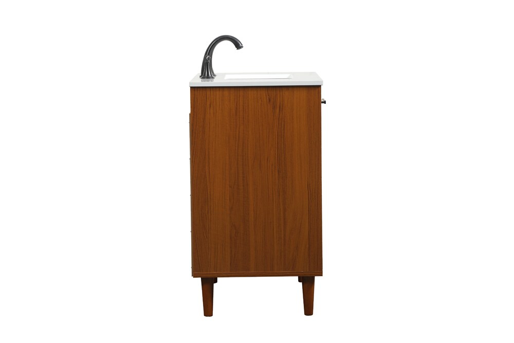 Elegant Furniture & Lighting - Baldwin 30 inch bathroom vanity in Teak - VF47030MTK veiw 7
