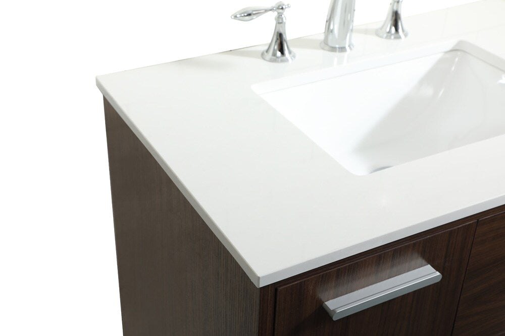 Elegant Furniture & Lighting - Baldwin 30 inch bathroom vanity in Walnut - VF47030MWT veiw 4