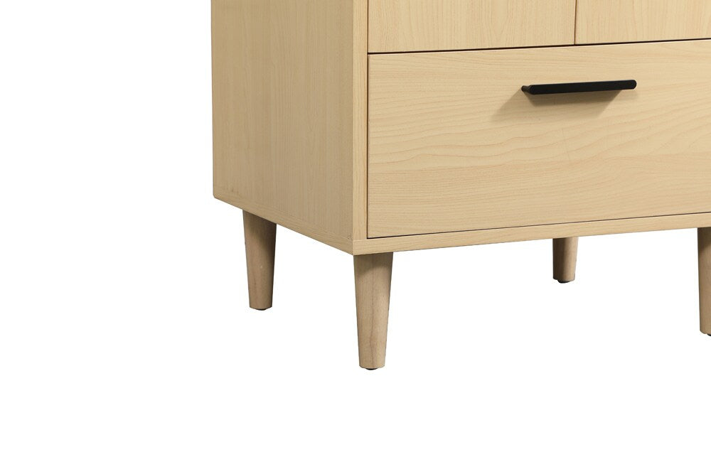 Elegant Furniture & Lighting - Baldwin 30 inch bathroom vanity in Maple with backsplash - VF47030MMP-BS veiw 6
