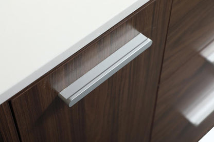 Elegant Furniture & Lighting - Baldwin 30 inch bathroom vanity in Walnut with backsplash - VF47030MWT-BS veiw 5