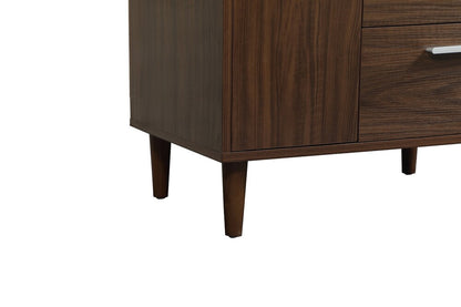 Elegant Furniture & Lighting - Baldwin 30 inch bathroom vanity in Walnut with backsplash - VF47030MWT-BS veiw 6