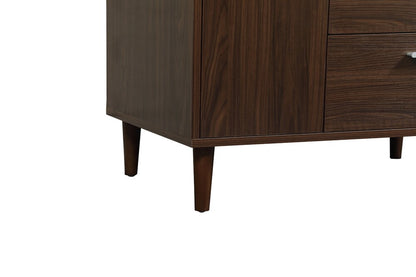 Elegant Furniture & Lighting - Baldwin 36 inch bathroom vanity in Walnut with backsplash - VF47036MWT-BS veiw 6