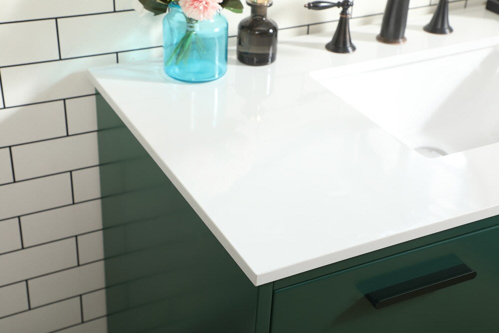 Elegant Furniture & Lighting - Baldwin 42 inch bathroom vanity in Green - VF47042MGN veiw 12