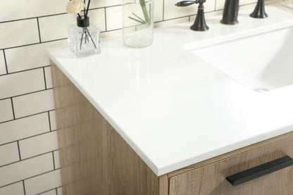Elegant Furniture & Lighting - Baldwin 42 inch Single bathroom vanity in natural oak - VF47042NT veiw 6
