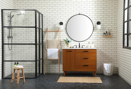 Elegant Furniture & Lighting - Baldwin 42 inch bathroom vanity in Teak - VF47042MTK veiw 11