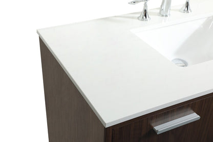 Elegant Furniture & Lighting - Baldwin 42 inch bathroom vanity in Walnut - VF47042MWT veiw 4