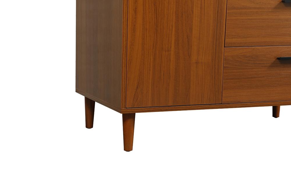 Elegant Furniture & Lighting - Baldwin 42 inch bathroom vanity in Teak with backsplash - VF47042MTK-BS veiw 6
