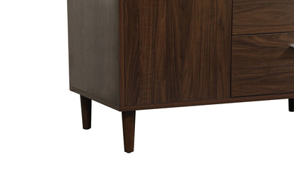 Elegant Furniture & Lighting - Baldwin 42 inch bathroom vanity in Walnut with backsplash - VF47042MWT-BS veiw 6