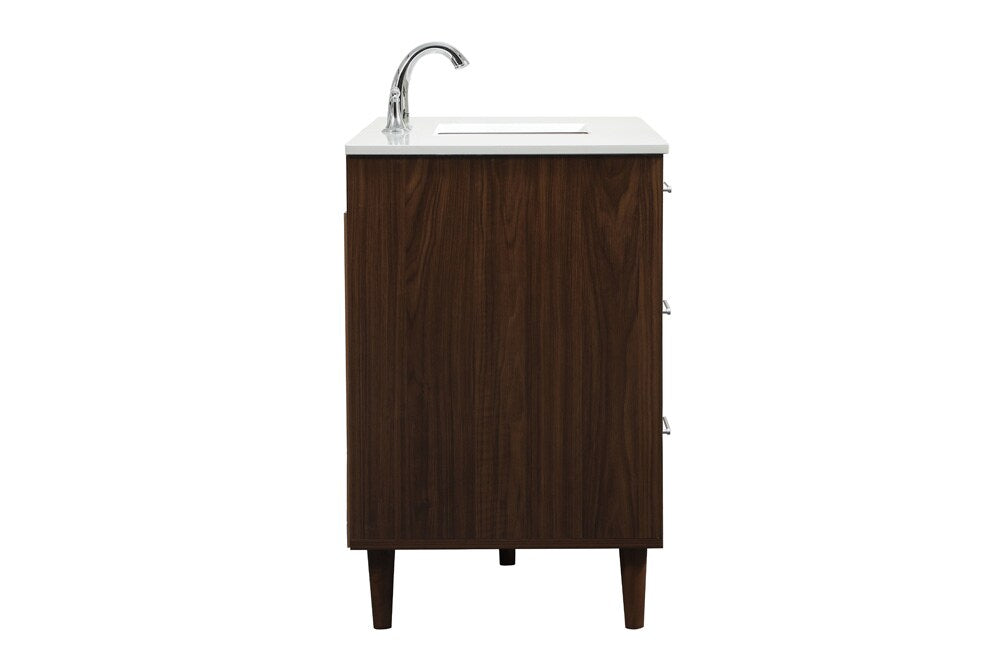 Elegant Furniture & Lighting - Baldwin 48 inch bathroom vanity in Walnut - VF47048MWT veiw 7