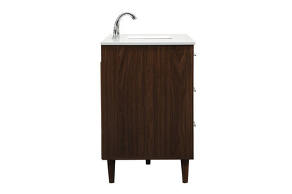 Elegant Furniture & Lighting - Baldwin 48 inch bathroom vanity in Walnut - VF47048MWT veiw 7