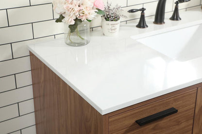 Elegant Furniture & Lighting - Baldwin 48 inch Single bathroom vanity in walnut brown - VF47048WB veiw 6