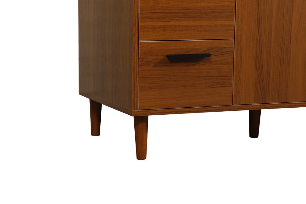 Elegant Furniture & Lighting - Baldwin 48 inch bathroom vanity in Teak with backsplash - VF47048MTK-BS veiw 6