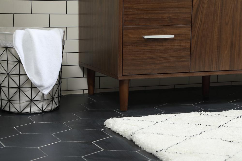 Elegant Furniture & Lighting - Baldwin 48 inch bathroom vanity in Walnut with backsplash - VF47048MWT-BS veiw 13
