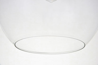 Elegant Furniture & Lighting - Baxter 1 Light Brass Pendant With Clear Glass - LD2216BR veiw 4