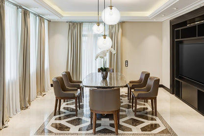 Elegant Furniture & Lighting - Baxter 3 Lights Brass Pendant With Clear Glass - LD2218BR veiw 2