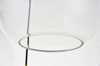 Elegant Furniture & Lighting - Baxter 3 Lights Brass Pendant With Clear Glass - LD2218BR veiw 6