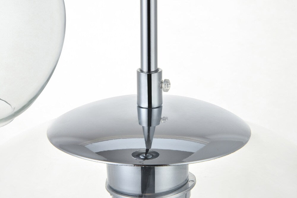 Elegant Furniture & Lighting - Baxter 3 Lights Chrome Pendant With Clear Glass - LD2218C veiw 6