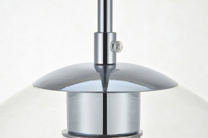 Elegant Furniture & Lighting - Baxter 5 Lights Chrome Pendant With Clear Glass - LD2226C veiw 4