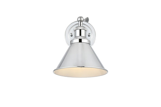 Elegant Furniture & Lighting - Bentley 1 light Chrome Bath Sconce - LD7324W7CH veiw 1