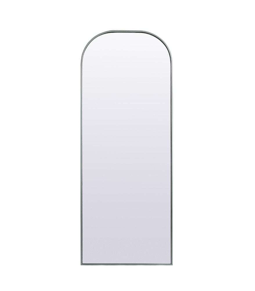 Elegant Furniture & Lighting - Blaire Metal Frame Arch Full Length Mirror 28x74 Inch in Silver - MR1B2874SIL veiw 1