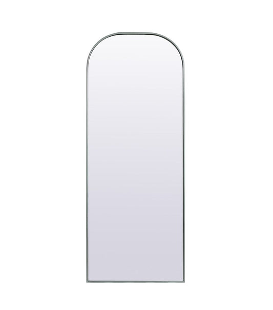 Elegant Furniture & Lighting - Blaire Metal Frame Arch Full Length Mirror 28x74 Inch in Silver - MR1B2874SIL veiw 1