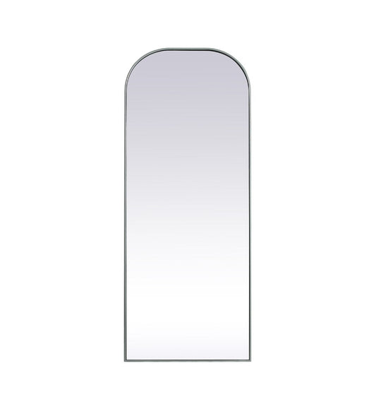 Elegant Furniture & Lighting - Blaire Metal Frame Arch Full Length Mirror 28x74 Inch in Silver - MR1FL2874SIL veiw 1