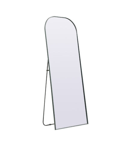 Elegant Furniture & Lighting - Blaire Metal Frame Arch Full Length Mirror 28x74 Inch in Silver - MR1FL2874SIL veiw 7