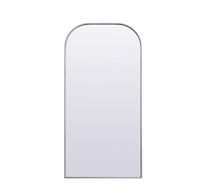 Elegant Furniture & Lighting - Blaire Metal Frame Arch Full Length Mirror 32x66 Inch in Silver - MR1B3266SIL veiw 1