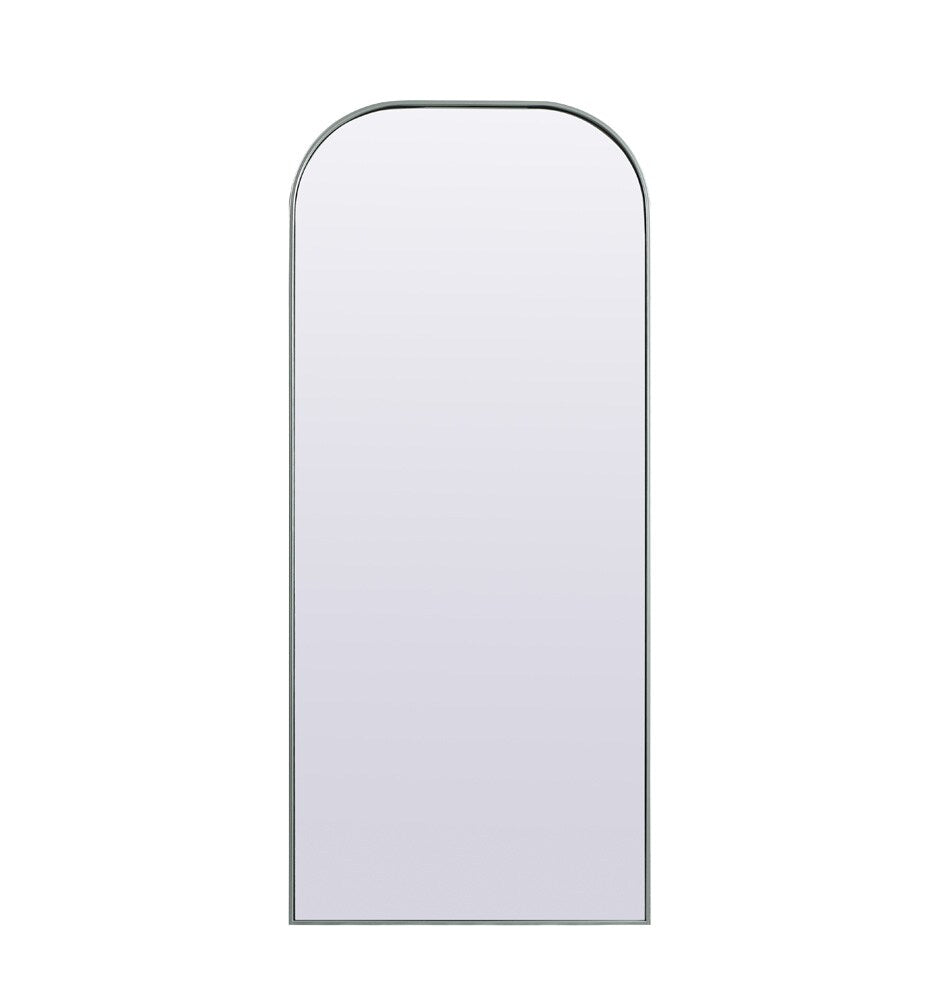 Elegant Furniture & Lighting - Blaire Metal Frame Arch Full Length Mirror 32x76 Inch in Silver - MR1B3276SIL veiw 1