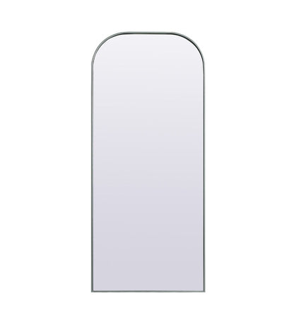 Elegant Furniture & Lighting - Blaire Metal Frame Arch Full Length Mirror 32x76 Inch in Silver - MR1B3276SIL veiw 1