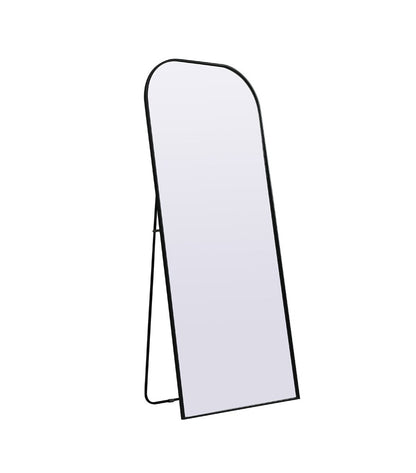 Elegant Furniture & Lighting - Blaire Metal Frame Arch Full Length Mirror 32x76 Inch in Black - MR1FL3276BLK veiw 7